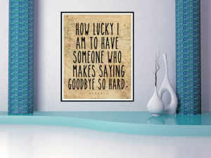 Military Long Distance Relationship Quote 8x10 inches