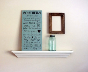 Southern Sweet & Sassy Sayings Hand-Painted Wooden Sign 12X24