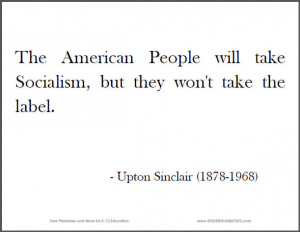 The Influences of Upton Sinclair