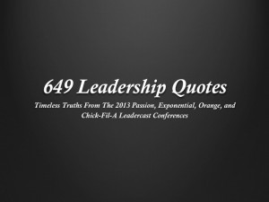 Leadership Quotes