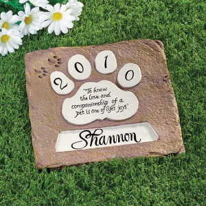 Pet Memorial Stepping Stone Personalized