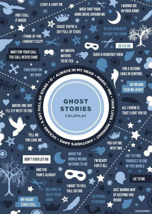 Coldplay's Ghost Stories Infographic