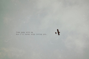 ... flying, love, never stop, photo, photography, plane, quote, sky, text