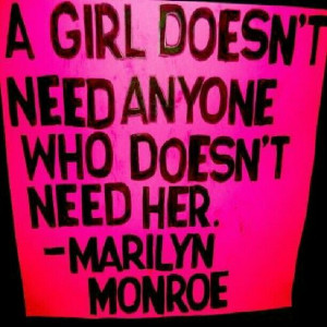 Great quote by marilyn monroe