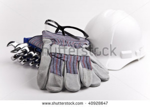 Stock Vector Safety Gloves