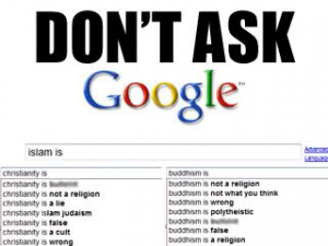 Wow...Fucking google is pandering to muslims!