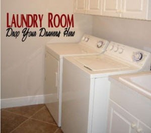 Laundry Room Quote Decal Art Vinyl Wall Sticker Lettering Wallpaper