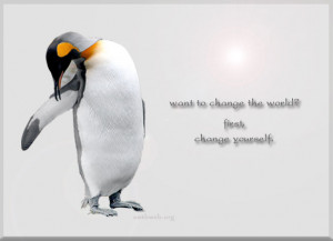 Change yourself quote