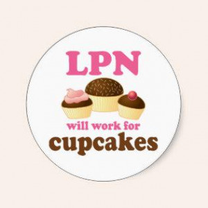 Funny Pictures Nurses Nurse Cupcake Business Cards