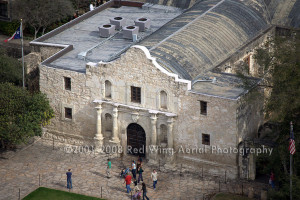 Aerial Image of The Alamo, San Antonio, Texas - San Antonio Aerial ...