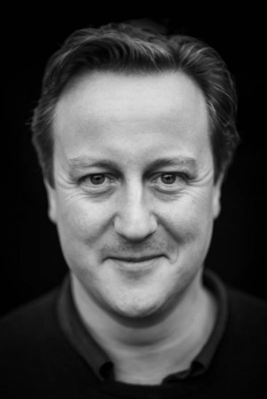 Here is David Cameron photographed in Dorset last weekend by Oli Green ...