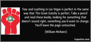 Fear and Loathing in Las Vegas is perfect in the same way that The ...