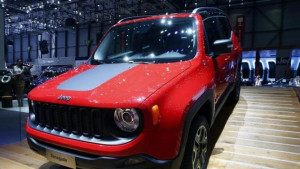 The new Jeep Renegade is seen during the first press day ahead of the ...
