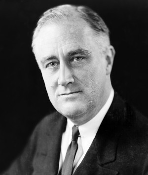 Franklin D. Roosevelt, 1933. Photo by Elias Goldensky. Public domain.