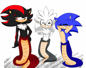 Sonic And Shadow And Silver And Amy {pc}naga sonic shadow silver