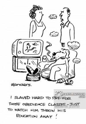 Obedience Obedience class cartoons