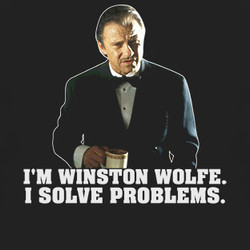 Pulp Fiction Movie Mr Winston Wolfe T Shirt