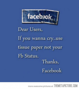 Funny Pictures For Facebook With Quotes Funny facebook users quote