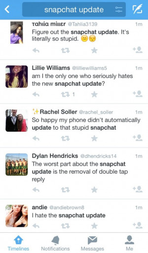 We Could Only Find One Teenager Who Actually Likes The Snapchat Update