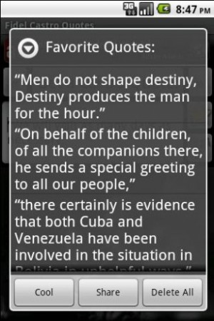 View bigger - Fidel Castro Quotes for Android screenshot