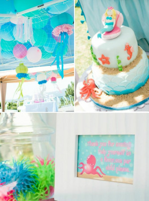 Princess Mermaid Birthday Party. Related Images