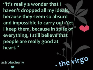 Virgo Quotes Star sign quotes virgo ann