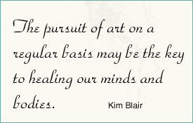 Art In Health - quote by