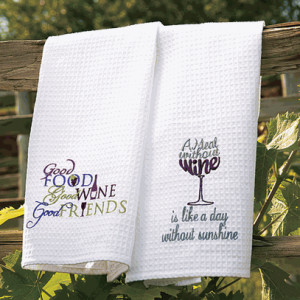 Wine Quote Towels