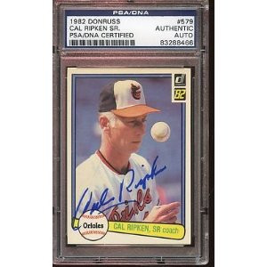 amazon.comAmazon.com: Cal Ripken Sr. Autographed Baseball - 1982 ...