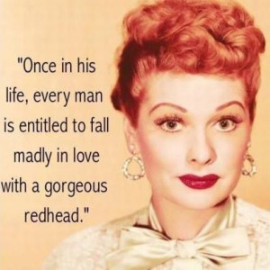 ... love with a gorgeous redhead.