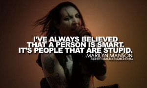 Marilyn Manson Quotes Tumblr Picture