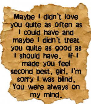 Willie Nelson - Always on My Mind - song lyrics, music lyrics, song ...