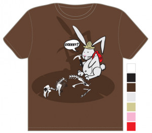 Paleontologist Bunny by our t-shirt designers
