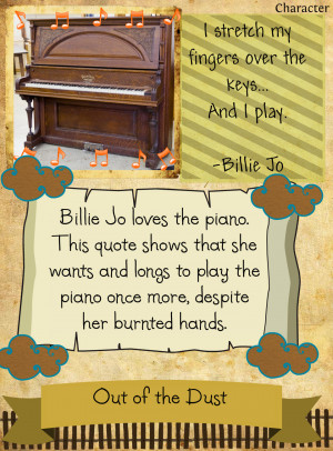 Out of the Dust : Character