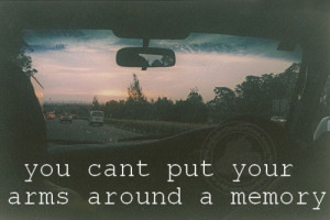 Hug Quote: Around A Memory…