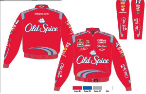 View Product Details TONY STEWART OLD SPICE RED NASCAR JACKET