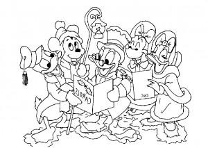 this Disney Christmas Carols Coloring Sheet Color Pages Pinterest ...