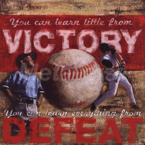 Victory - Baseball by Robert Downs art print