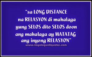 Tagalog Long Distance Relationship Quotes