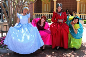 Cinderella with her wicked step-mother and step-sisters Anastasia and ...
