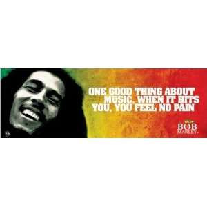 Posters: Bob Marley Midi Poster Quote, Music, When It Hits You, You