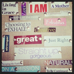 vision board pictures and quotes