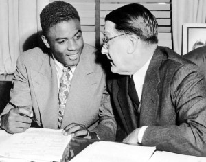 The Brooklyn Dodgers Sign Jackie Robinson This Day 1945