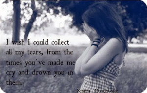 That moment when you have to beg yourself to stop crying and tell ...