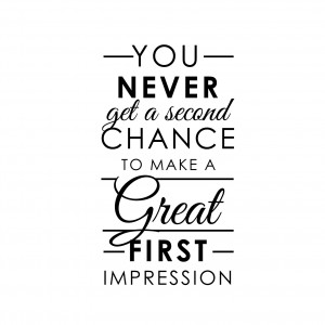 First Impression Quote