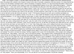 essay on The Gospel of Judas: A Concrete Attack from the Bible