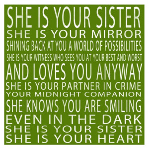sisters quotes your sister is always the sister quotes sister quotes ...