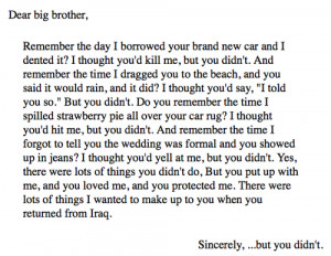 Tumblr Quotes About Brothers And Sisters