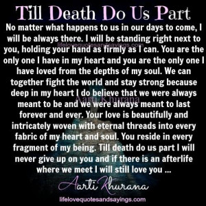 Till Death Do Us Part...