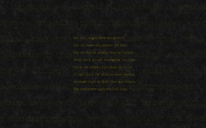 Lotr Quote Wallpaper Dark quotes wallpaper
